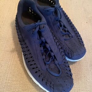 Nike Mayfly Woven 833132-302 Leather Running Trainers Shoes Men's 11.5. Seude